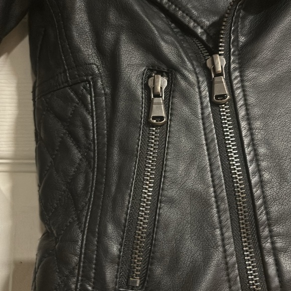 Aqua Girls faux leather Moto jacket - Picture 2 of 11